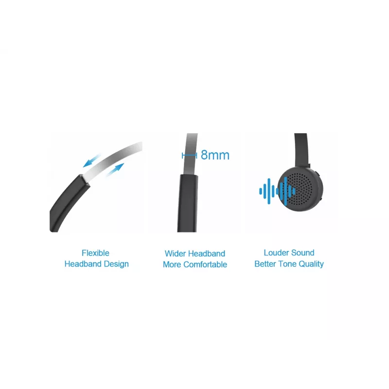 Conceptronic POLONA bezvadu Bluetooth austiņas ar uzlādes dokstaciju