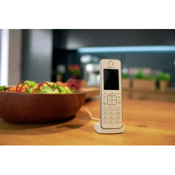 Fon FRITZ C6 DECT tālrunis ar zvanītāja ID, balts