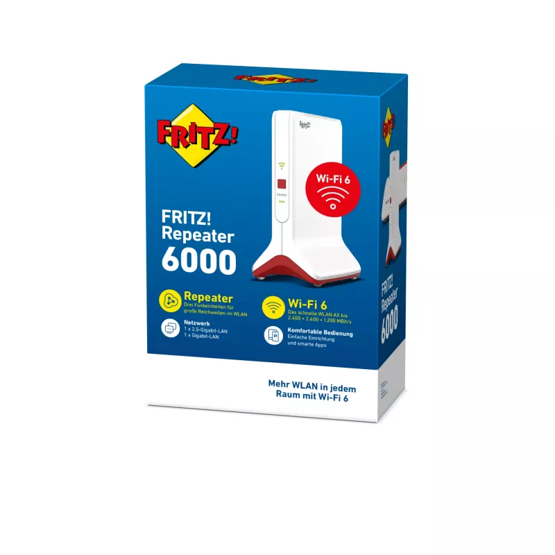 FRITZ 6000 retranslators, sarkans, balts