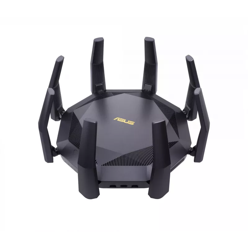 ASUS RT-AX89X AX6000 AiMesh bezvadu maršrutētājs Ethernet Divjoslu (2.4 GHz / 5 GHz) Melns