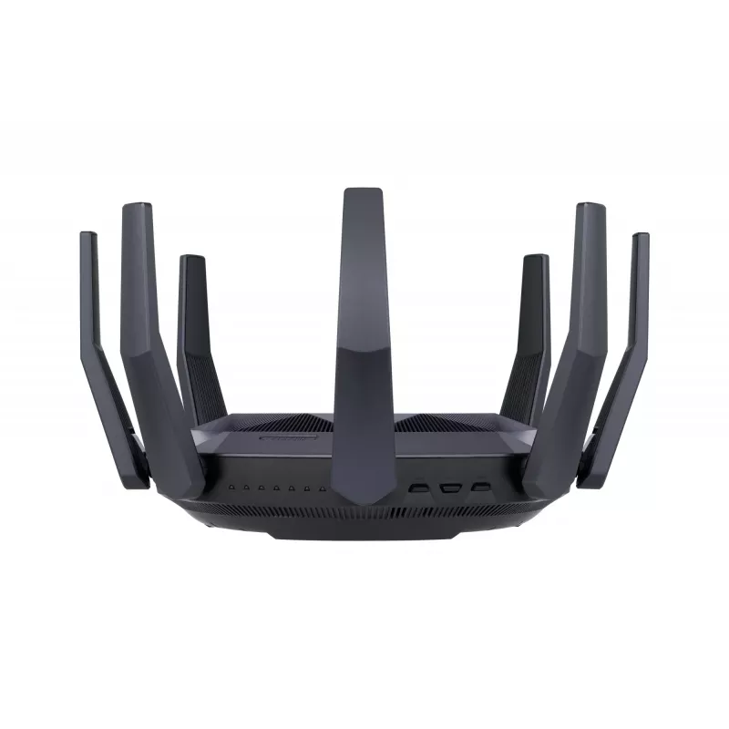 ASUS RT-AX89X AX6000 AiMesh bezvadu maršrutētājs Ethernet Divjoslu (2.4 GHz / 5 GHz) Melns