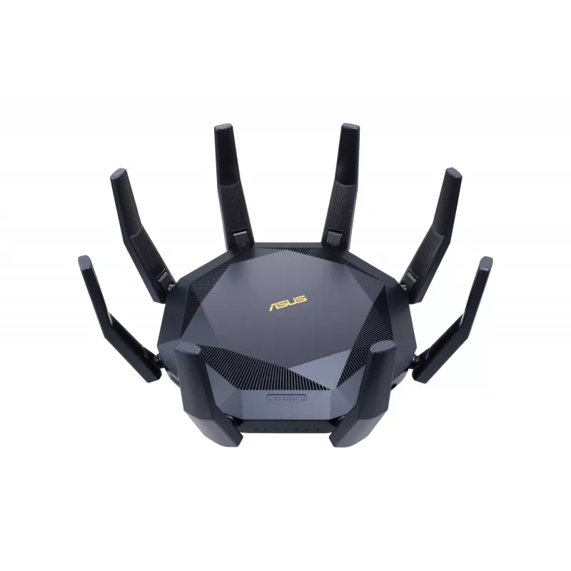 ASUS RT-AX89X AX6000 AiMesh bezvadu maršrutētājs Ethernet Divjoslu (2.4 GHz / 5 GHz) Melns