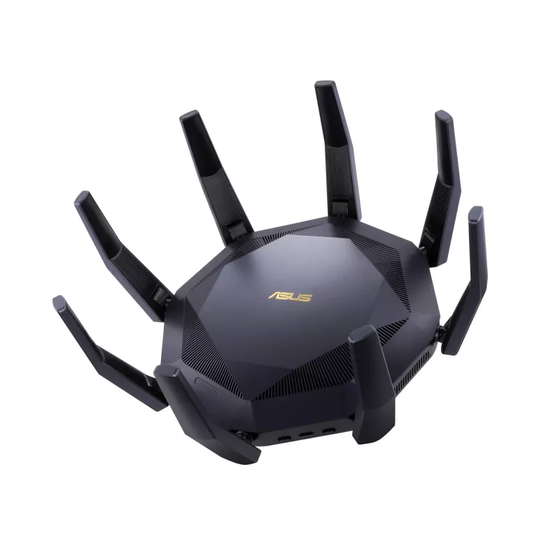 ASUS RT-AX89X AX6000 AiMesh bezvadu maršrutētājs Ethernet Divjoslu (2.4 GHz / 5 GHz) Melns