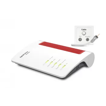 Box FRITZ 6670 bezvadu maršrutētājs Divjoslu (2.4 GHz / 5 GHz) Balts