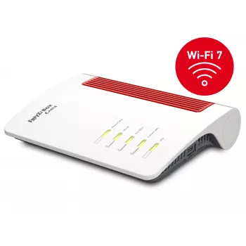 Box FRITZ 6670 bezvadu maršrutētājs Divjoslu (2.4 GHz / 5 GHz) Balts