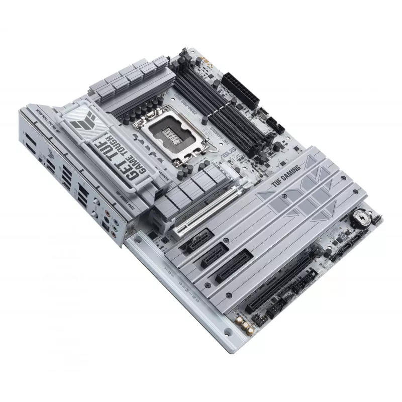 ASUS TUF GAMING Z890-PRO WIFI ATX mātesplate ar Intel Z890 mikroshēmojumu, LGA1851 ligzdu, DDR5 atmiņas atbalstu un Wi-Fi 7.