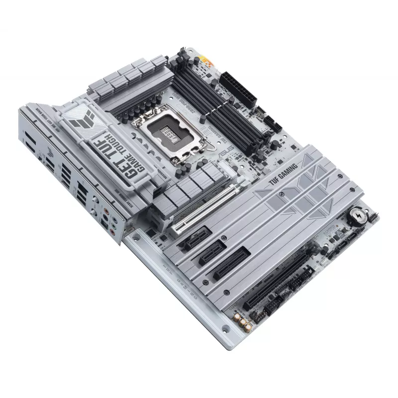 ASUS TUF GAMING Z890-PRO WIFI ATX mātesplate ar Intel Z890 mikroshēmojumu, LGA1851 ligzdu, DDR5 atmiņas atbalstu un Wi-Fi 7.