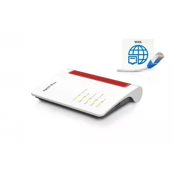 Bezvadu maršrutētājs Box 4050 Gigabit Ethernet divjoslu (2,4 GHz / 5 GHz) Melns, Balts