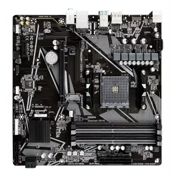 Mātesplate GIGABYTE A520M DS3H V2 - atbalsta AMD Ryzen 5000 sērijas AM4 CPU, līdz 4733MHz DDR4 (OC), PCIe 3.0 x16, GbE LAN, USB 3.2 Gen 1