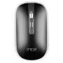 INCA Wireless pele Iwm-531ra - Bluetooth & Rf Wireless 2.4GHz - 1600dpi - Melns/ Sudrabots