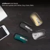 INCA Wireless pele Iwm-531ra - Bluetooth & Rf Wireless 2.4GHz - 1600dpi - Melns/ Sudrabots