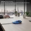 INCA Wireless pele Iwm-531ra - Bluetooth & Rf Wireless 2.4GHz - 1600dpi - Melns/ Sudrabots