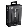 INCA Wireless pele Iwm-531ra - Bluetooth & Rf Wireless 2.4GHz - 1600dpi - Melns/ Sudrabots