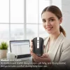 INCA Wireless pele Iwm-531ra - Bluetooth & Rf Wireless 2.4GHz - 1600dpi - Melns/ Sudrabots