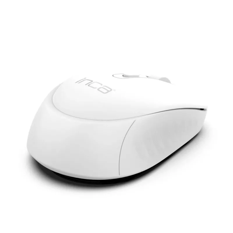 INCA bezvadu pele Iwm-243rb Candy Design - Rf Wireless 2.4GHz - 1600dpi - balta