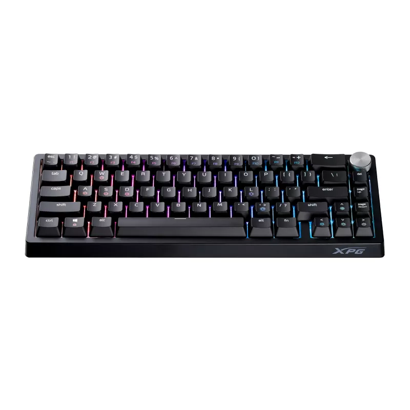 XPG SORCERER MINI SPĒĻU KLAVIATŪRA, vada, USB, mehāniska, QWERTY, RGB LED, melna