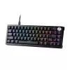 XPG SORCERER MINI SPĒĻU KLAVIATŪRA, vada, USB, mehāniska, QWERTY, RGB LED, melna