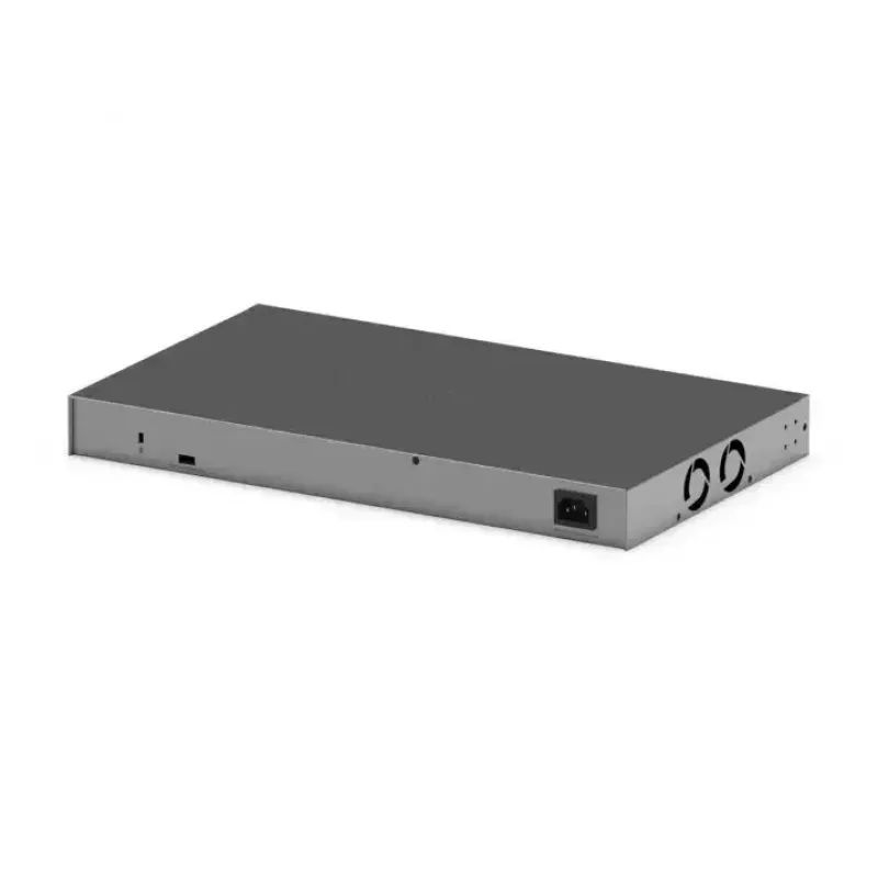 Pārvaldāms Gigabitu PoE slēdzis Netgear GS728TXUP — 24 × 10/100/1000 RJ-45, 128 Gbps, 1U, stiprināms statīvā