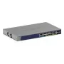 Pārvaldāms Gigabitu PoE slēdzis Netgear GS728TXUP — 24 × 10/100/1000 RJ-45, 128 Gbps, 1U, stiprināms statīvā