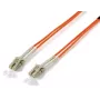 Equip LC/LC 62.5/125μm 1.0m InfiniBand/optiskās šķiedras kabelis 1 m Oranžs