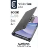 Cellularline Book - Galaxy A16 grāmatiņas tipa maciņš ar kartes kabatiņu un magnētisko aizdari