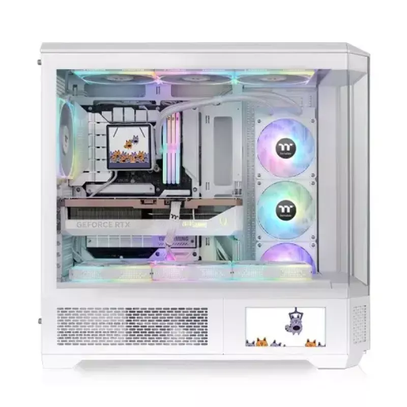 Full Tower korpuss Thermaltake CA-11H-00F6WN-00 Balts, atbalsta PS2, 120/140mm ventilatorus