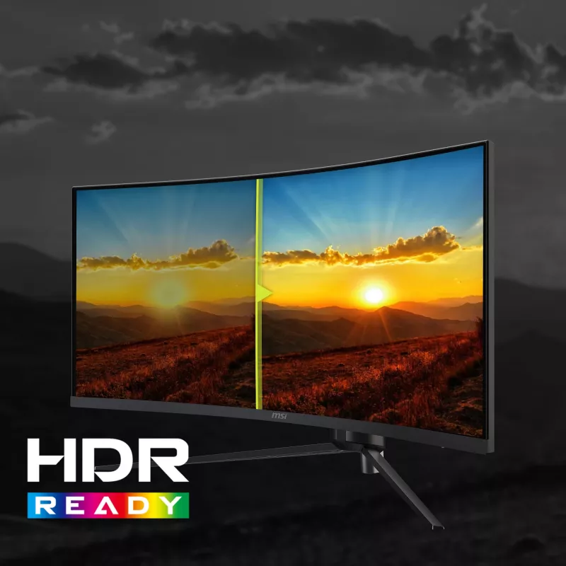 MSI MAG 345CQRDE datora monitors 86,4 cm (34 colli) 3440 x 1440 pikseļi UltraWide Dual Quad HD Melns