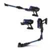 Rowenta RH98C0 2-in-1 stick putekļsūcējs ar akumulatoru, sausā un mitrā tīrīšana, bez maisa, 0.9 L, 320 W, zils, pelēks