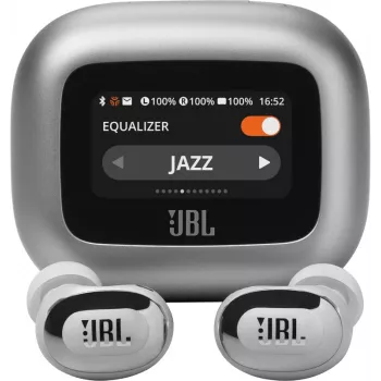 JBL Live Buds 3 austiņas bezvadu ievietojamās zvaniem/mūzikai/sportam/ikdienai sudraba krāsā