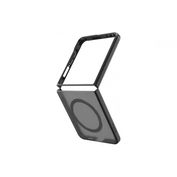 Flip vāciņš Samsung Galaxy Z Flip7 — Samsung Spigen Capella Pro, Transparent, PC+TPU, 6.9 collu ekrānam