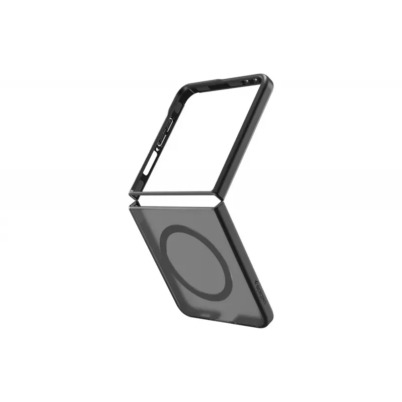 Flip vāciņš Samsung Galaxy Z Flip7 — Samsung Spigen Capella Pro, Transparent, PC+TPU, 6.9 collu ekrānam