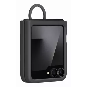 Mobilā tālruņa vāciņš Samsung EF-PF741TBEGWW, paredzēts tālruņiem līdz 17,4 cm (6,85 collām) — melns