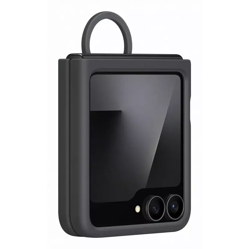 Mobilā tālruņa vāciņš Samsung EF-PF741TBEGWW, paredzēts tālruņiem līdz 17,4 cm (6,85 collām) — melns