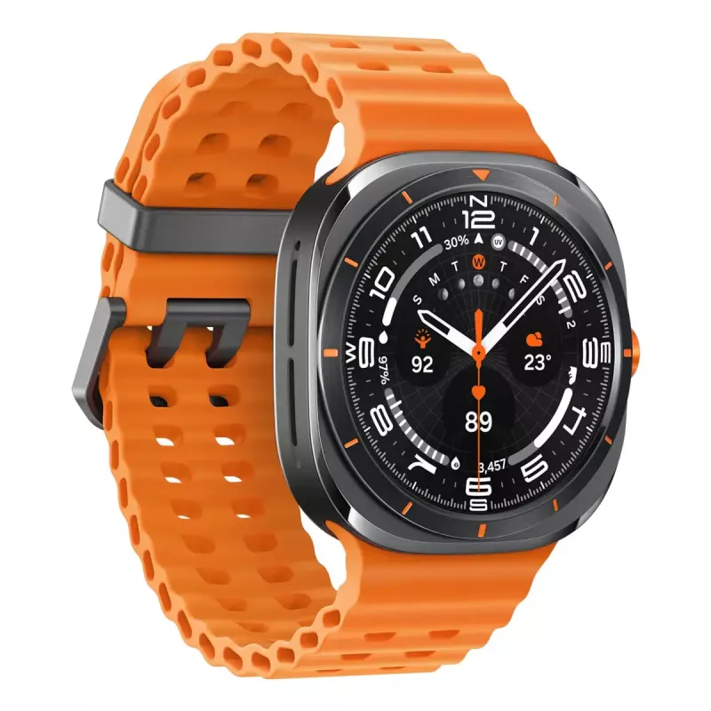 Samsung Galaxy Watch Ultra 3,81 cm (1,5 collu) AMOLED 47 mm Digitāls 480 x 480 pikseļi Skārienekrāns 4G Pelēks Wi-Fi GPS (satelīts)