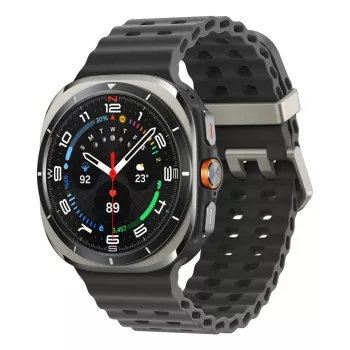 Samsung Galaxy Watch Ultra 3.81 cm (1,5 collu) AMOLED 47 mm Digitāls 480 x 480 pikseļi Skārienekrāns 4G Sudrabs Wi-Fi GPS (satelīts)