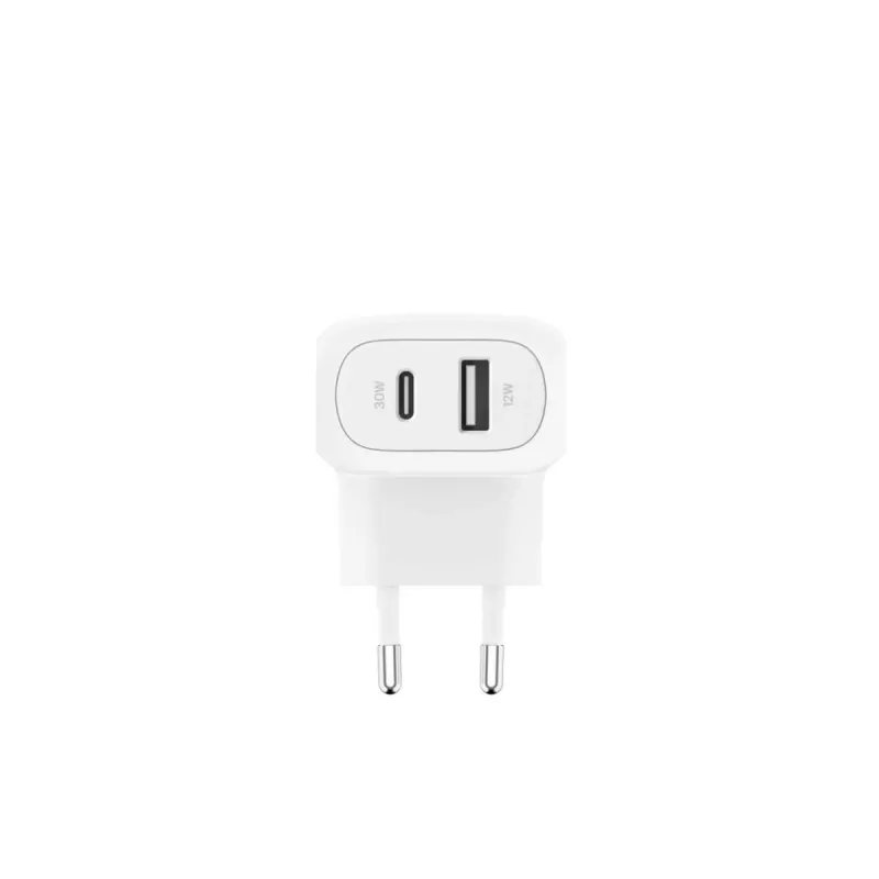 BELKIN Boostcharge 42w-30w USB-c+12w Dual Wall Charger Balts