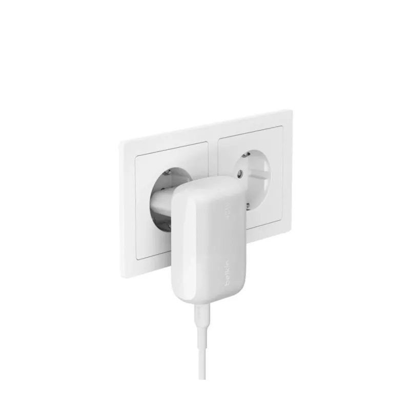 BELKIN Boostcharge 42w-30w USB-c+12w Dual Wall Charger Balts