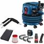 Bosch GAS 18V-12 MC Professional 12 l cilindra putekļsūcējs sausai un mitrai tīrīšanai, komplekts