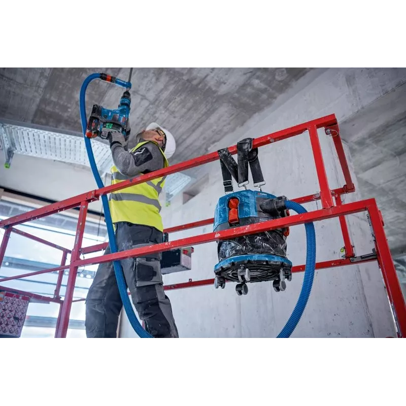 Bosch GAS 18V-12 MC Professional 12 l cilindra putekļsūcējs sausai un mitrai tīrīšanai, komplekts