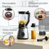 Bosch Serie 4 MMB6177S blenderis 1,5 L Galda blenderis 1200 W Melns, Sudrabs
