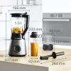 Bosch Serie 4 MMB6177S blenderis 1,5 L Galda blenderis 1200 W Melns, Sudrabs