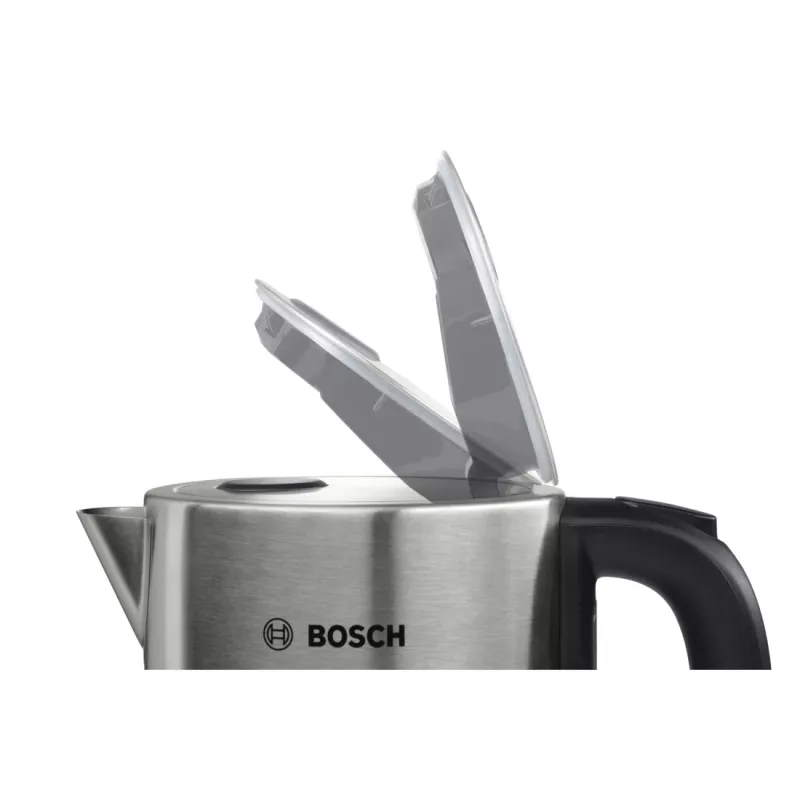 Bosch TWK7S05 elektriskā tējkanna 1.7 L 2200 W Melna, Pelēka