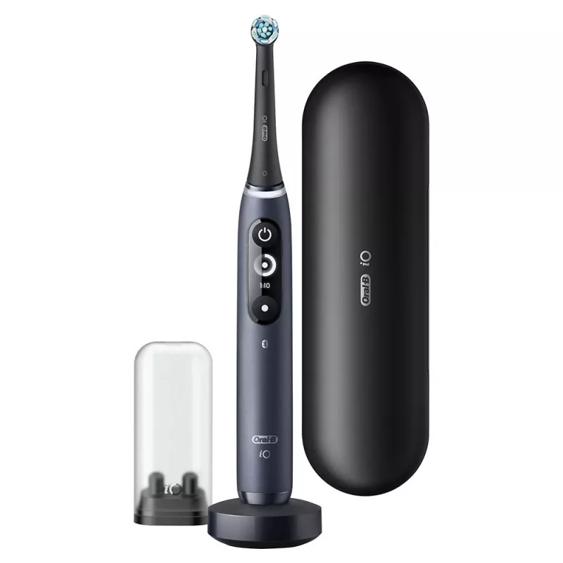Oral-B iO elektriskā zobu birste pieaugušajiem Rotējoša zobu birste Melna