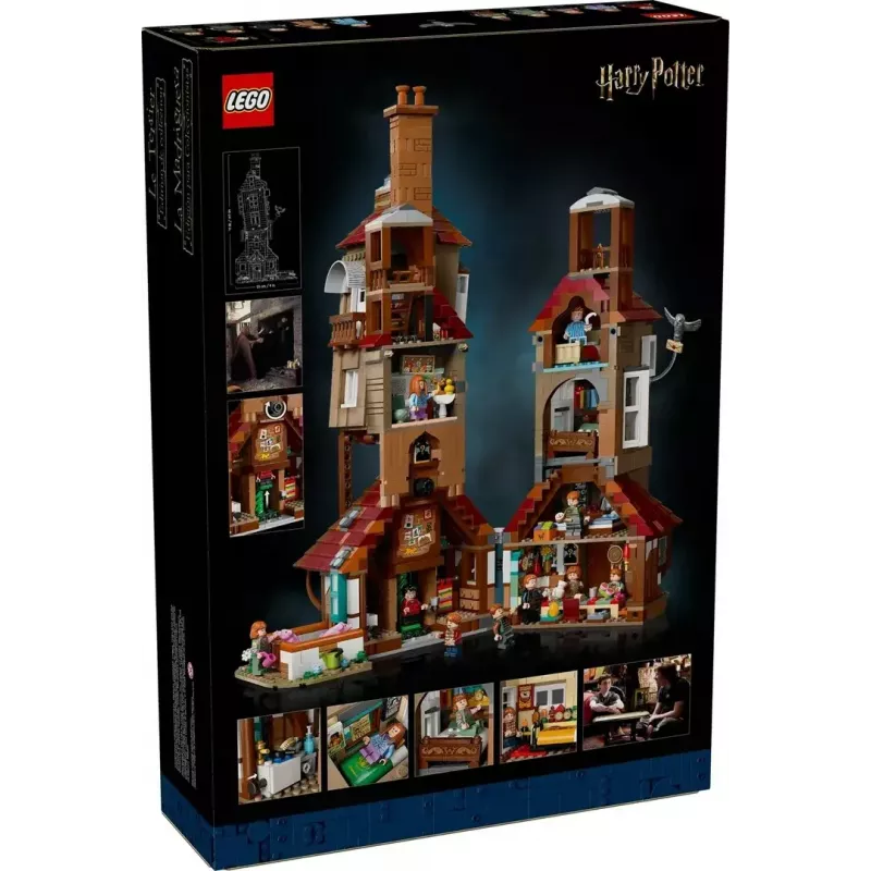 LEGO Harry Potter The Burrow Collectors Edition 76437 būvkomplekts, 2405 detaļas, 10 minifigūras, 460×250×230 mm