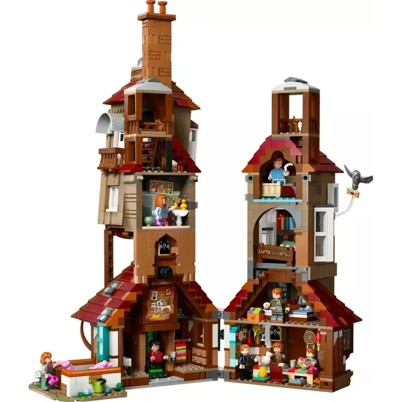 LEGO Harry Potter The Burrow Collectors Edition 76437 būvkomplekts, 2405 detaļas, 10 minifigūras, 460×250×230 mm