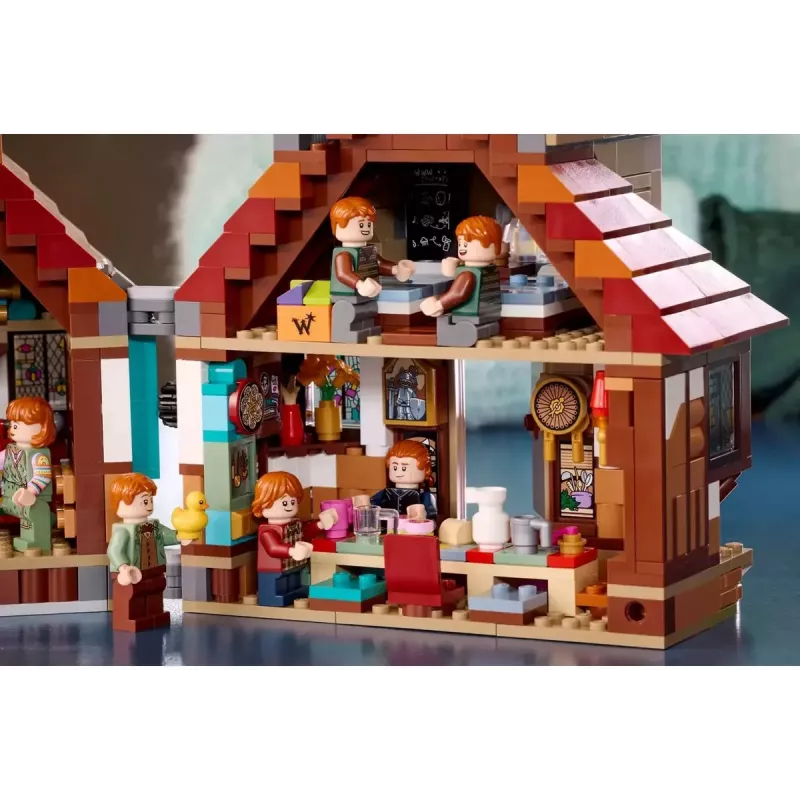 LEGO Harry Potter The Burrow Collectors Edition 76437 būvkomplekts, 2405 detaļas, 10 minifigūras, 460×250×230 mm