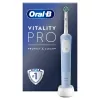 Oral-B Vitality Pro pieaugušo rotējoši-oscilējoša zobu birste pelēkā, baltā krāsā