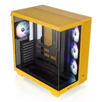 PC korpuss Thermaltake View 380 XL TG ARGB Midi Tower dzeltens