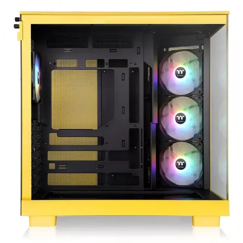 PC korpuss Thermaltake View 380 XL TG ARGB Midi Tower dzeltens