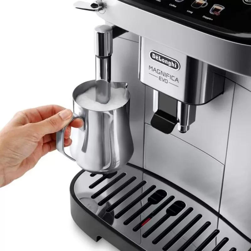 Kombinētā espresso automāts De’Longhi Magnifica ECAM290.31.SB — 1,8 L ūdens tvertne, 250 g pupiņu tvertne, 15 bāri, 2 tases